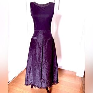 Designer black dress...funky, European!